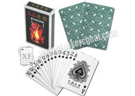 9 * 6cm Invisible Paper Cheating Playing Cards For Casino Games / Private Games