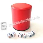 Kích thước bình thường Trò chơi poker Magical nhựa Dice Cup với điều khiển từ xa