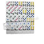 Điểm đánh dấu đầy màu sắc Dominoes Thẻ chơi vô hình Đối với kính áp tròng UV Thiết bị đánh bạc