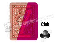 Ý Poker Modiano 4 Mâm nhựa Jumbo đã đánh dấu Invisible Playing Cards For Magic Show