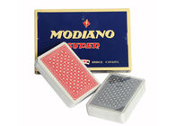 Trận đấu bài bạc Gambling Kits Red Modiano Ramino Thẻ Chơi Nhựa