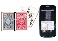 Không thấm nước Kem Arrow Plastic Playing Cards cho Poker Predictor Gian lận Poker Cards