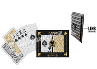 Brazil Copag 1546 Đen Vàng Nhựa Jumbo Chơi Thẻ Đối với Trò chơi Casino