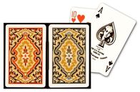 Máy đánh bạc Poker có thể tái chế được Đánh dấu nhựa Paisley Kem Arrow Chơi Thẻ