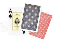 Fourier 2826 của Tây Ban Nha Các trò chơi cờ bạc bằng nhựa Thẻ đánh bài Blue Red 2 Decks