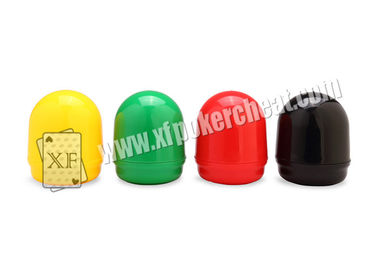 Plastic Colorful Casino Dice Cup With Camera Inside See Through The Dices