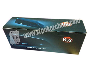 Professional Casino Black Plastic Poker Dealing Shoe To Change The Winner By Remote