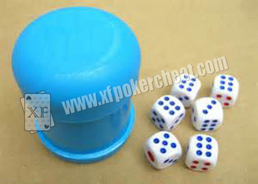 Trò chơi bài trí Phù hợp bằng nhựa Dice Cup Với Sòng bạc Casino Magic