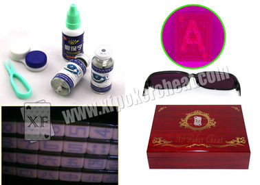 Trò chơi Poker chuyên nghiệp Miếng Invisible Ink Liên Kính 9mm Đường kính