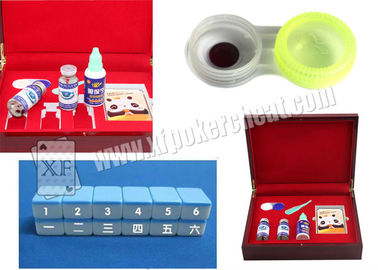 Trò chơi Poker chuyên nghiệp Miếng Invisible Ink Liên Kính 9mm Đường kính