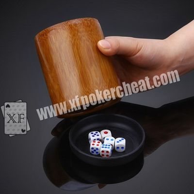 ISO9001 Perspective Dice Cup / Gambling Accessories Casino Magic Dice Với pin 4h